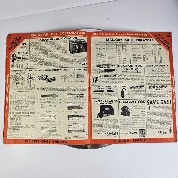 1935-1936 Canadian Tire Confidential Radio Vintage Catalog Rare Vancouver Canada - Picture 16 of 16